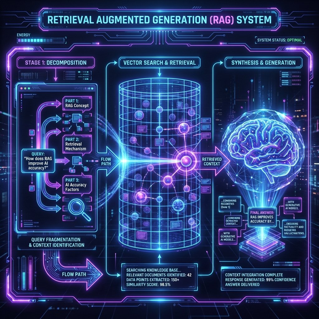 Diagram of Retrieval Augmented Generation Process
